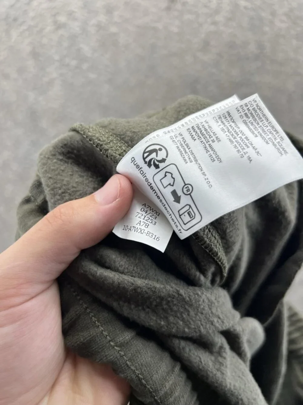 The North Face Jogger Sweatpants Mens XL Green Fleece Elastic Waist Pockets